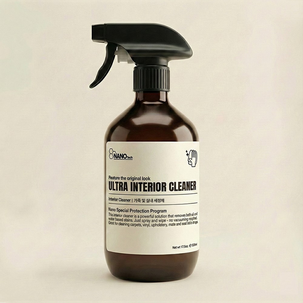 나노텍 차량용 가죽 및 실내 세정제, 1개, 520ml 8,800원