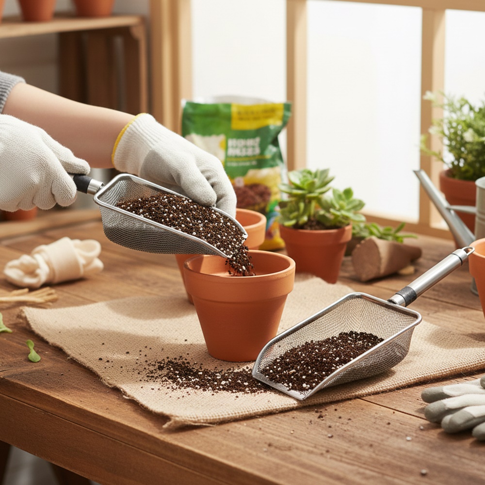 마샤투 메쉬 스텐 토양 원예용체 스텐 손잡이 10,890원