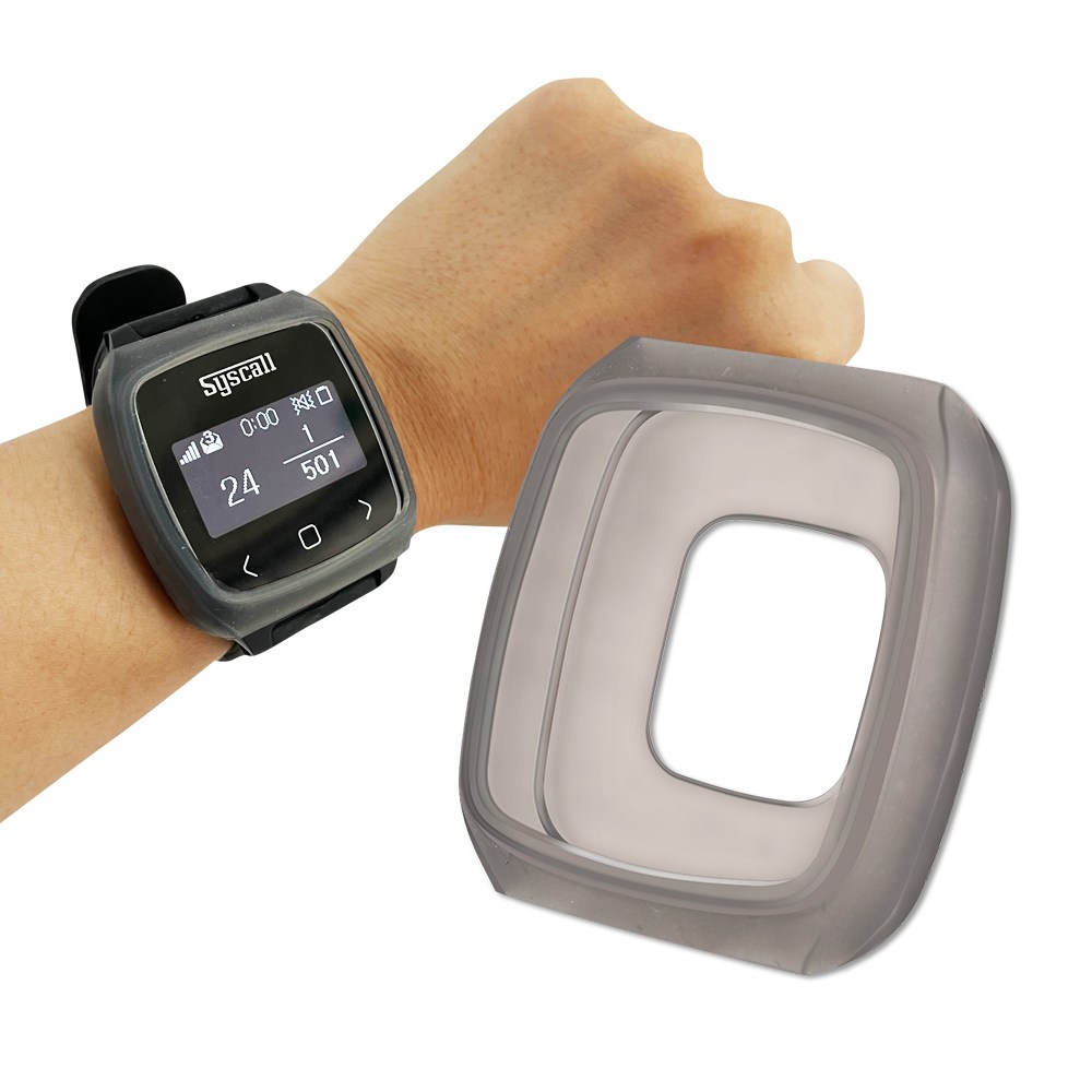 씨스콜 손목진동벨 페이저 손목시계형 페이저 수신기 SB-700 보호실리콘케이스 4,400원