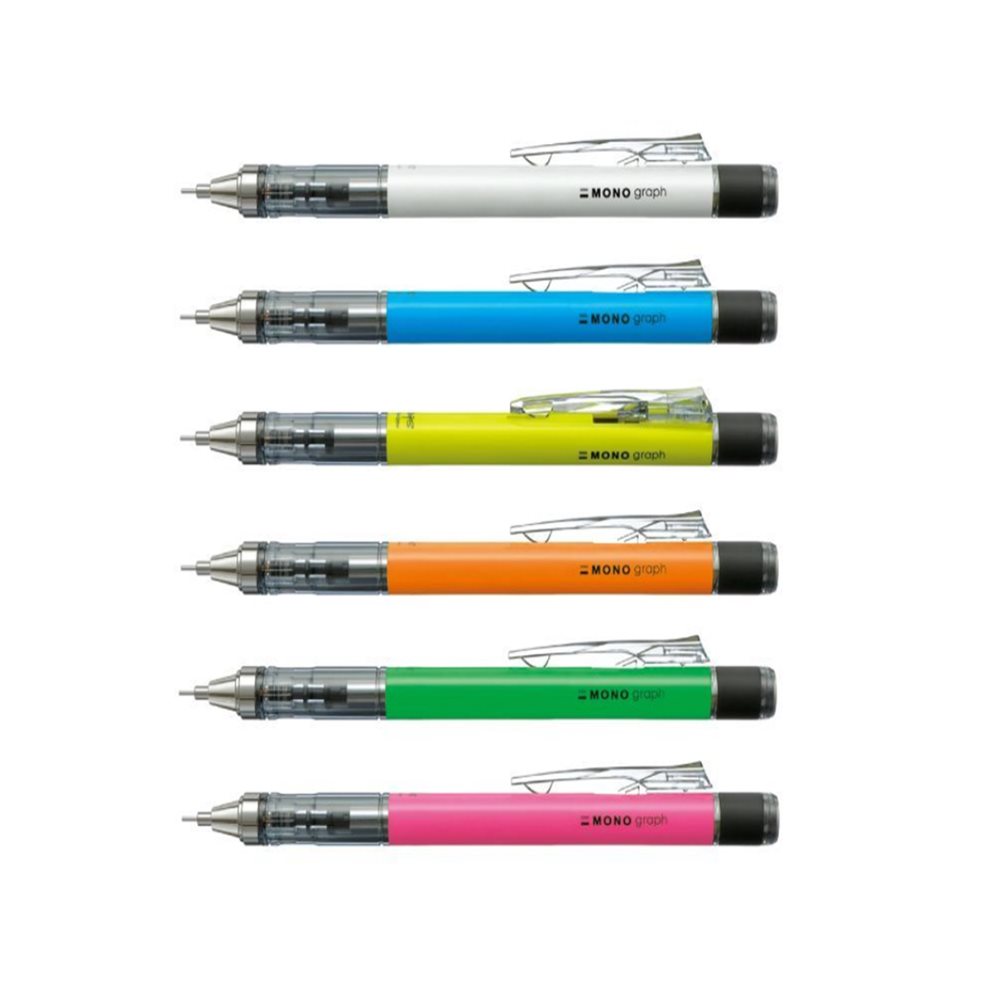 딜리고 톰보우 모노그래프 샤프 네온 0.5MM 샤프펜슬 고급필기구 수능샤프, 0.5mm 네온화이트 8,540원