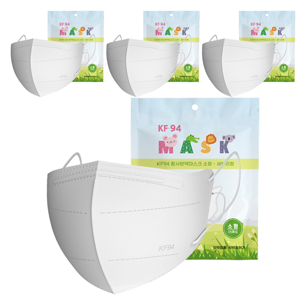 가드데이 새부리형 황사방역 컬러 마스크 소형 KF94 8,900원
