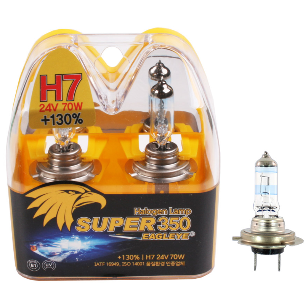 남영전구 슈퍼350 H7 24V 2개 세트 전조등 자동차, 2개, 단일상품, 상세페이지 참조 21,900원