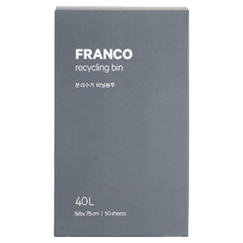 프랑코 분리수거 비닐봉투 40L/50매 10,300원
