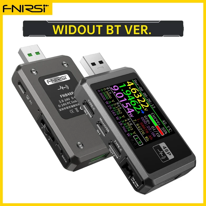 FNIRSI FNB58 FNB48P FNB48S FNB38 USB 테스터 전압계 전류계 QC4 + PD3.1 28V 3.0 2.0 PPS 고속 충전 프로 80,000원