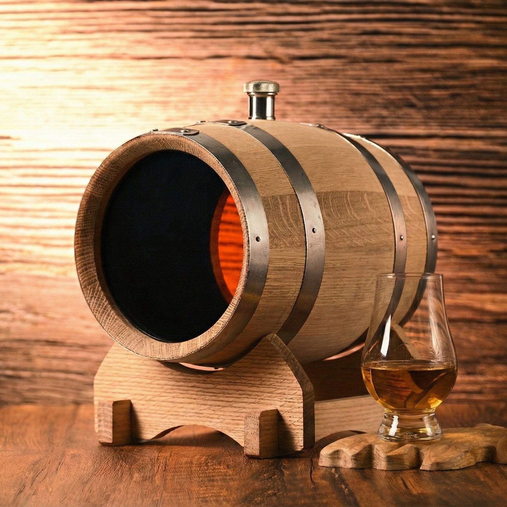 개츠비 아메리칸 화이트 오크통 3L 토스팅 오크배럴 글라스 위스키 와인 숙성통, 아메리칸1, 1개 199,000원