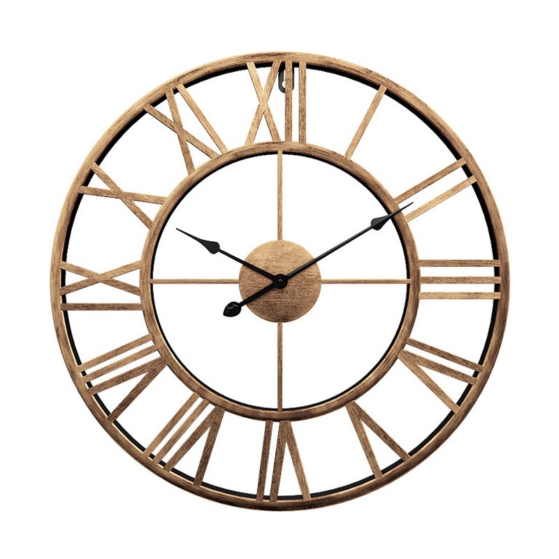 엔틱클래식 나블리 북유럽 인테리어 무소음 우드 벽시계 40cm, 골드 19,500원