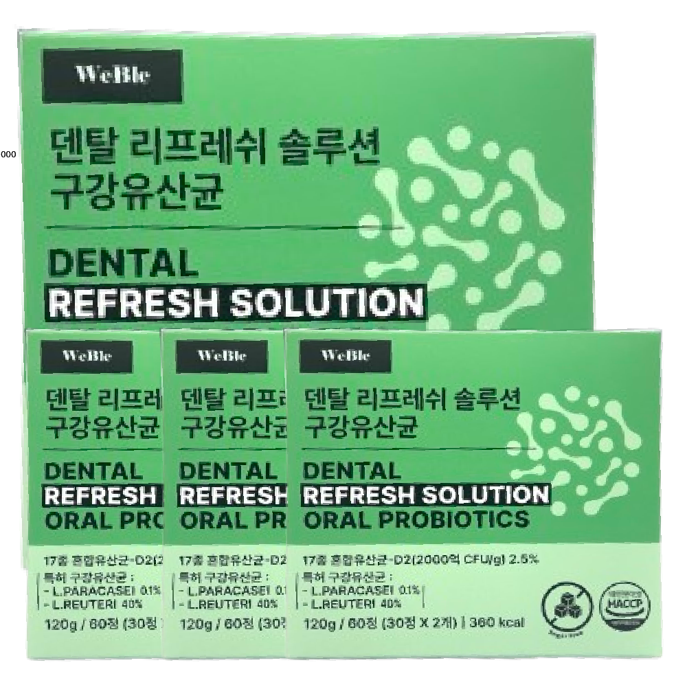 구강유산균 덴탈 리프레쉬 솔루션 101,590원