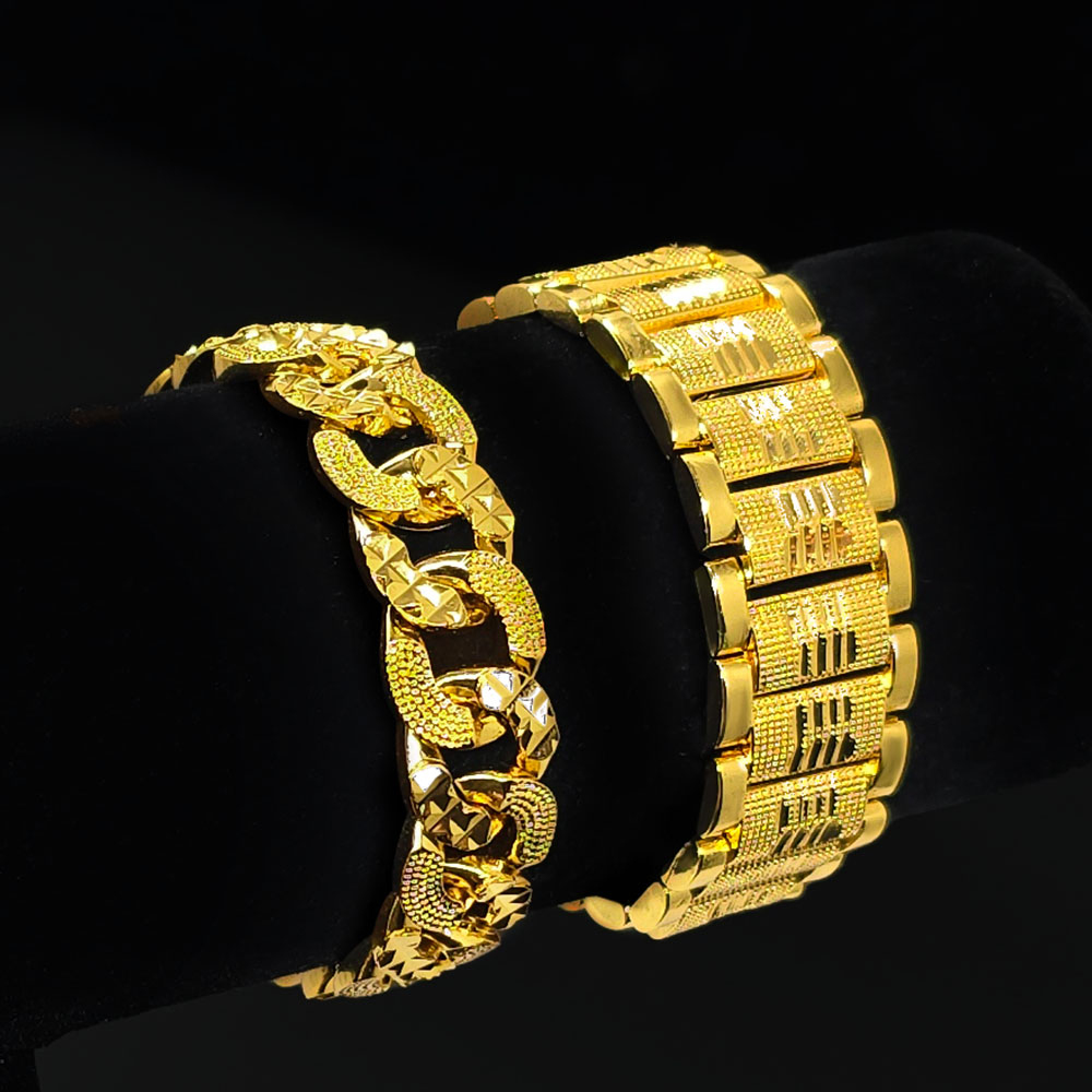 팔찌 2종 세트 18k특수압축도금 노블레스 맨즈스퀘어 25,800원