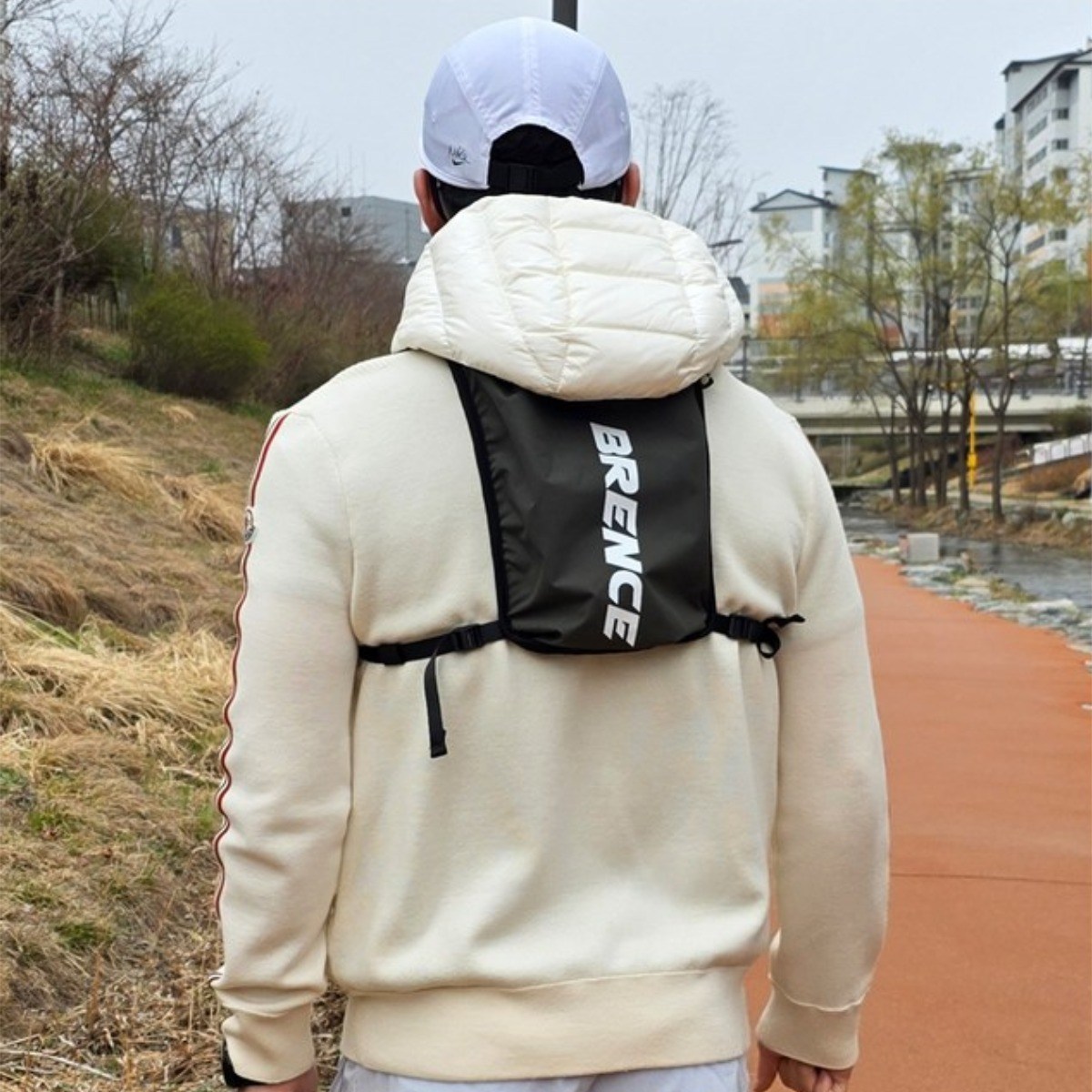 브렌스 러닝 마라톤가방 백팩 달리기용품 런닝가방 벨트, 블랙 25,900원