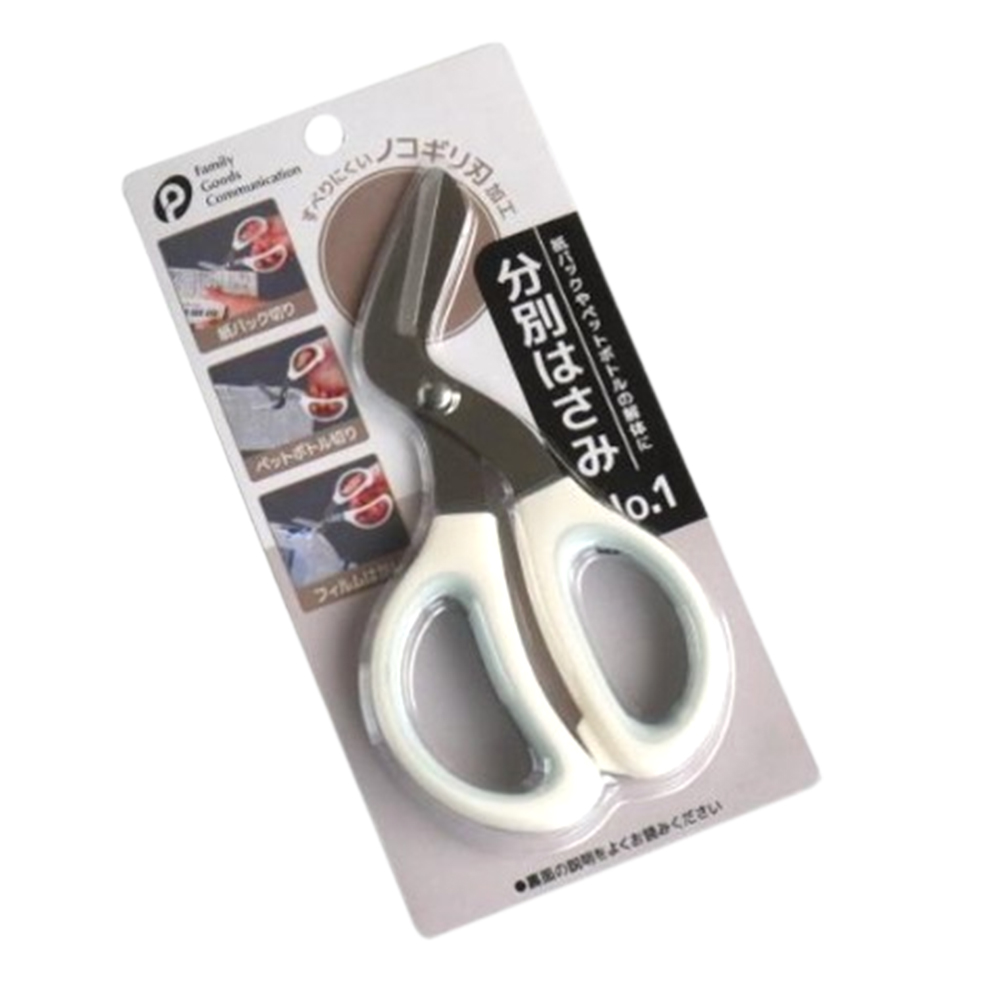 일본 재활용 분리수거 폐트병절단 꺽임 멀티가위, 1개, 화이트 8,500원