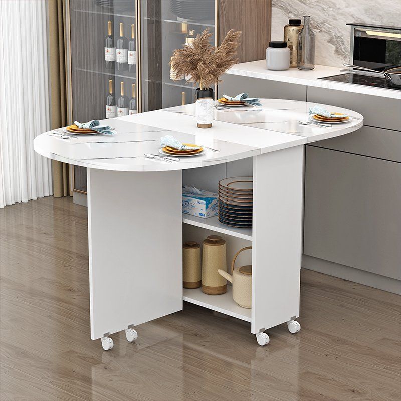 접이식식탁 폴딩테이블 원룸필수 바퀴달린 이동식테이블 원룸공간활용 수납형 좁은공간 활용 169,600원