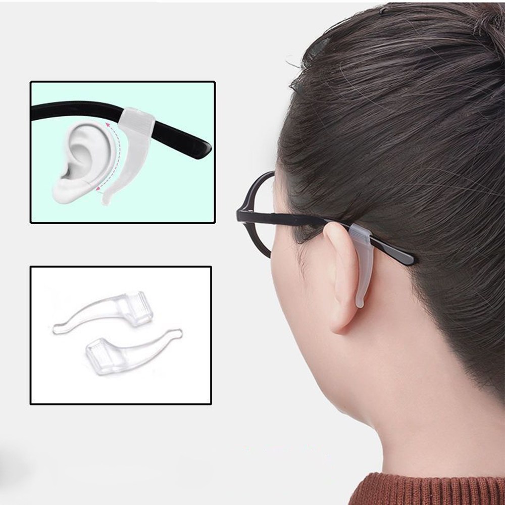 6/12/18개 구성 투명 안경 귀고무 다리 고정 실리콘 피타링 안경귀 흘러내림방지 4,900원