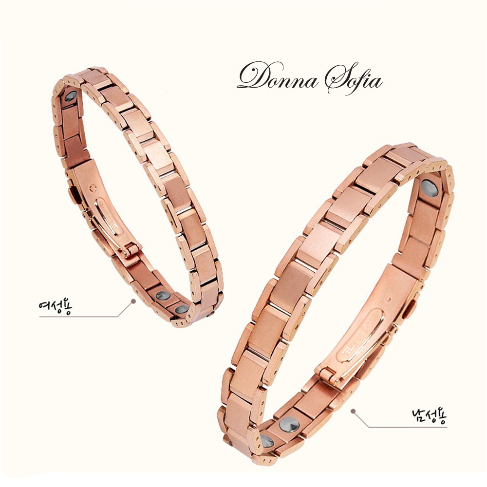 도나소피아 건강 게르마늄팔찌 99.99984%정품 티타늄 패션 팔찌 DN-4365(RG) 89,000원