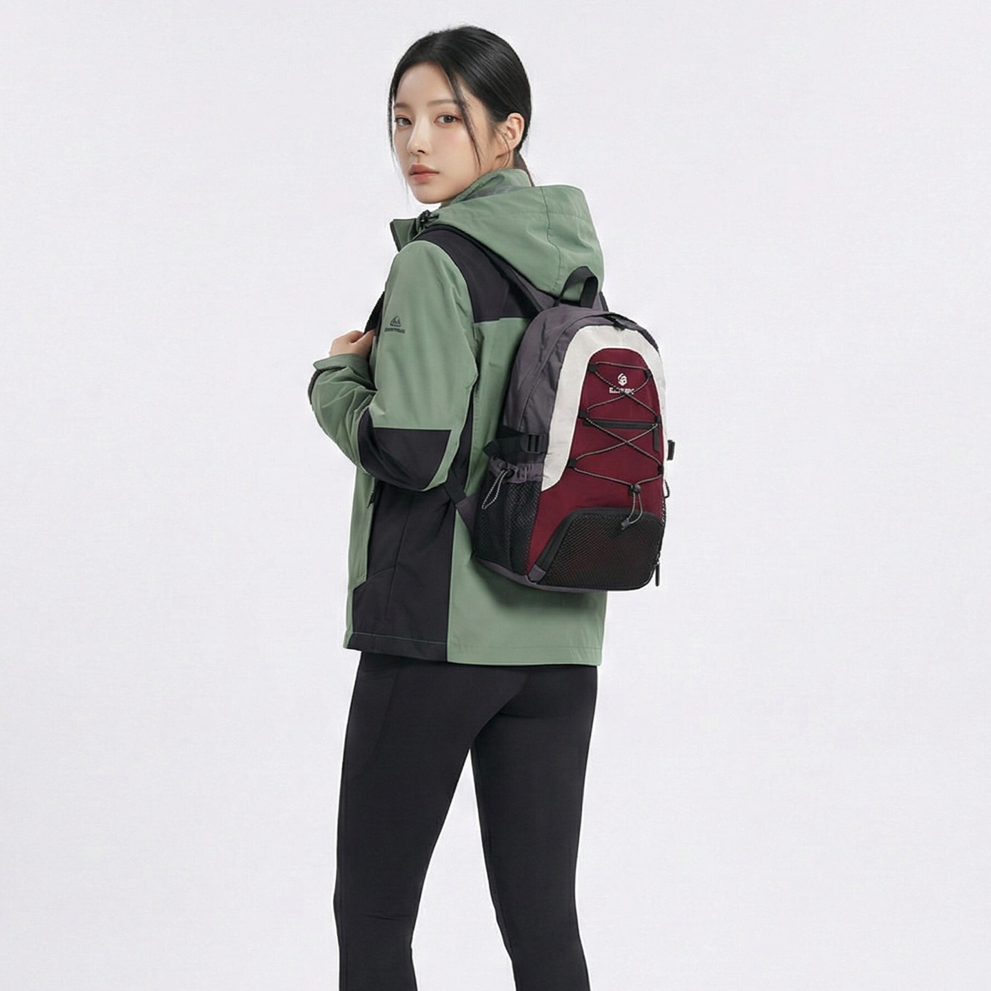 에이빅 나일론 경량 등산가방, 버건디 18,700원