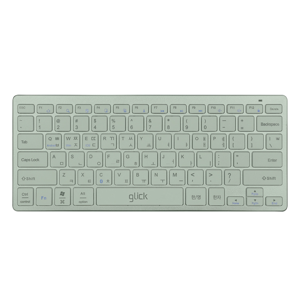 지클릭커 오피스프로 움직이는 마카롱 슬림 라이트 저소음 무선 블루투스 키보드 12,400원
