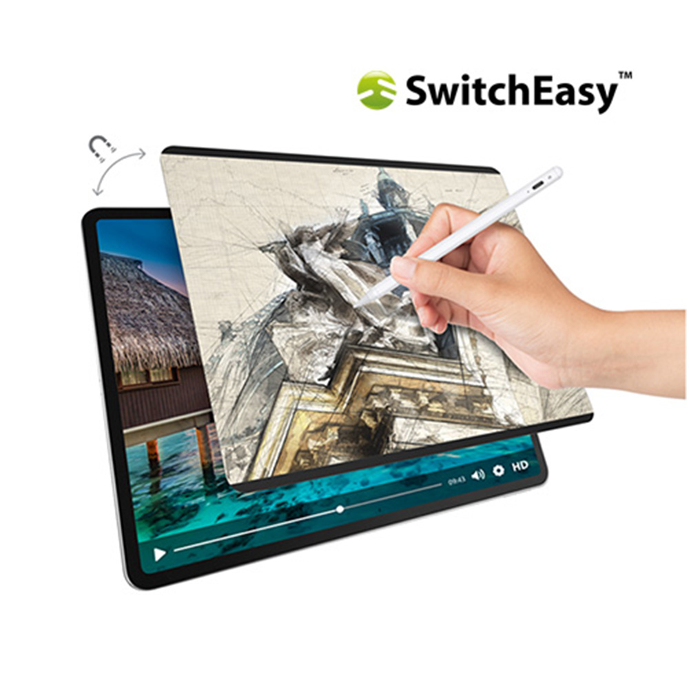 아이패드프로 M1 11형/에어4 3세대 종이질감 액정보호필름 마그네틱 탈부착 15,900원