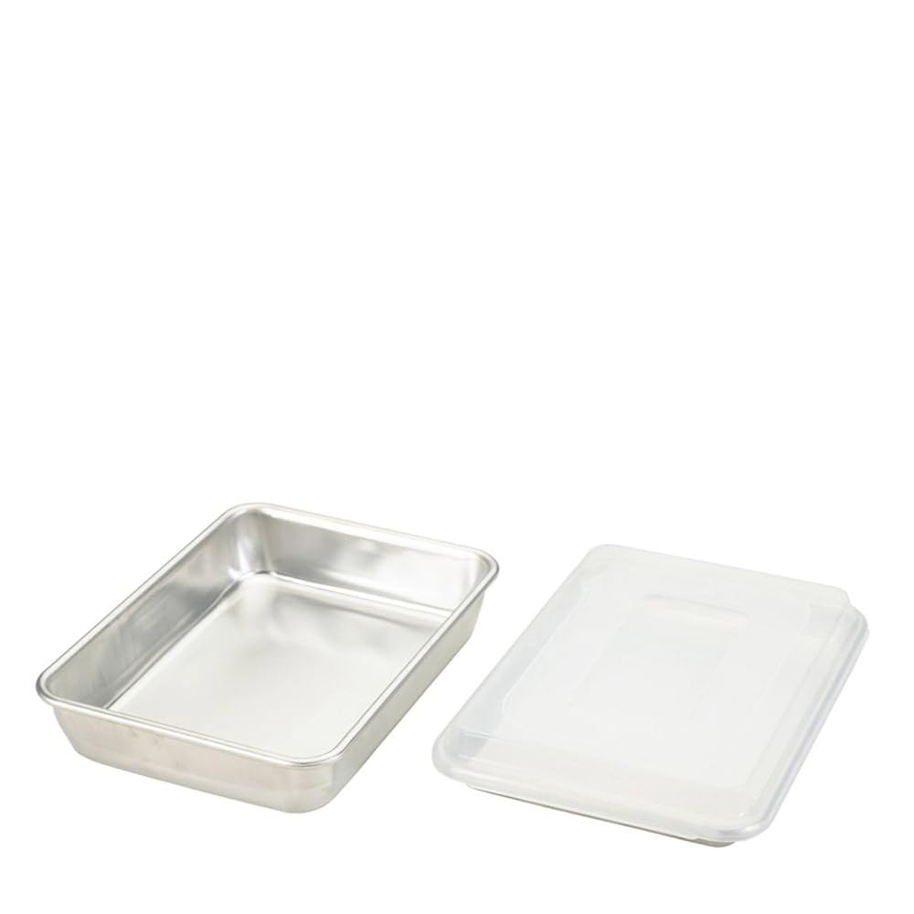 노르딕 웨어 내추럴 쿼터 시트, 9x13 및 뚜껑 베이킹 세트 - 또는 로스팅을 위한 미국산 알루미늄 상업용 품질 시트 팬, 캡슐화 아연 도금 스틸 림으로 뒤틀림 방지, 베이커 62,640원