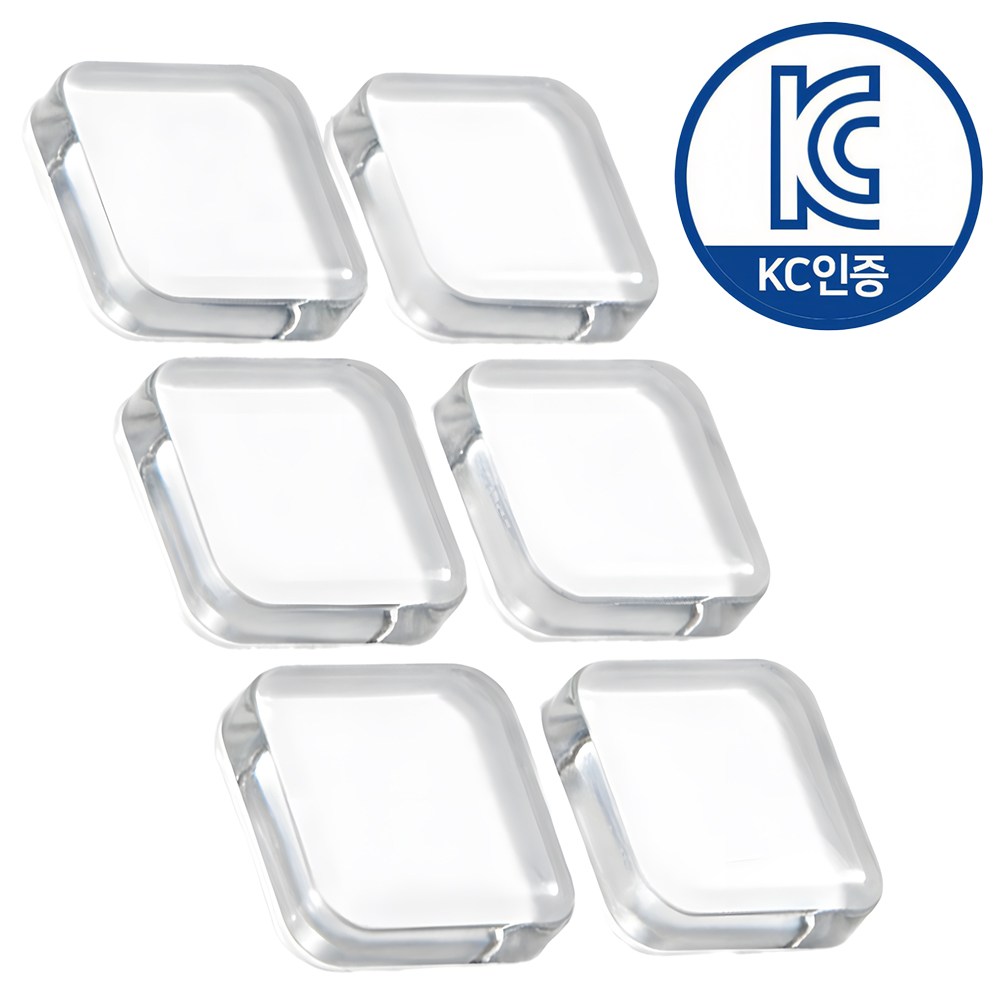 니즈팩 문쾅 방지 벽부착 실리콘 쿠션 6,500원