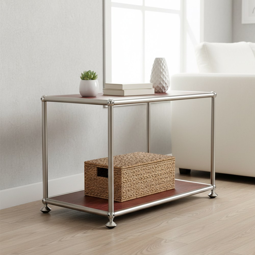 에프룸 미드센츄리 모듈선반 수납장 모듈 협탁_선반형, 자작 원목, 2단 125,600원