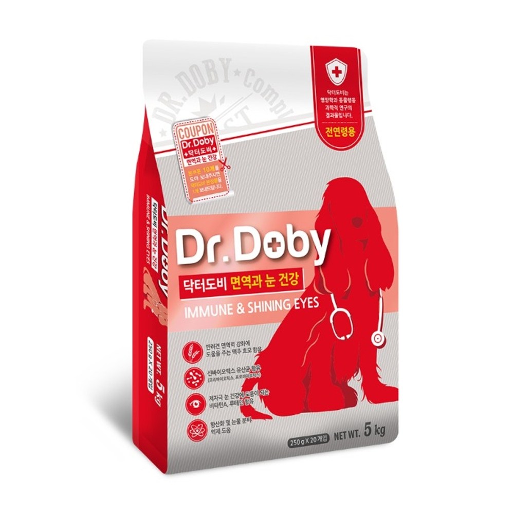 강아지 사료 닥터도비 면역과눈건강 5kg 36,600원