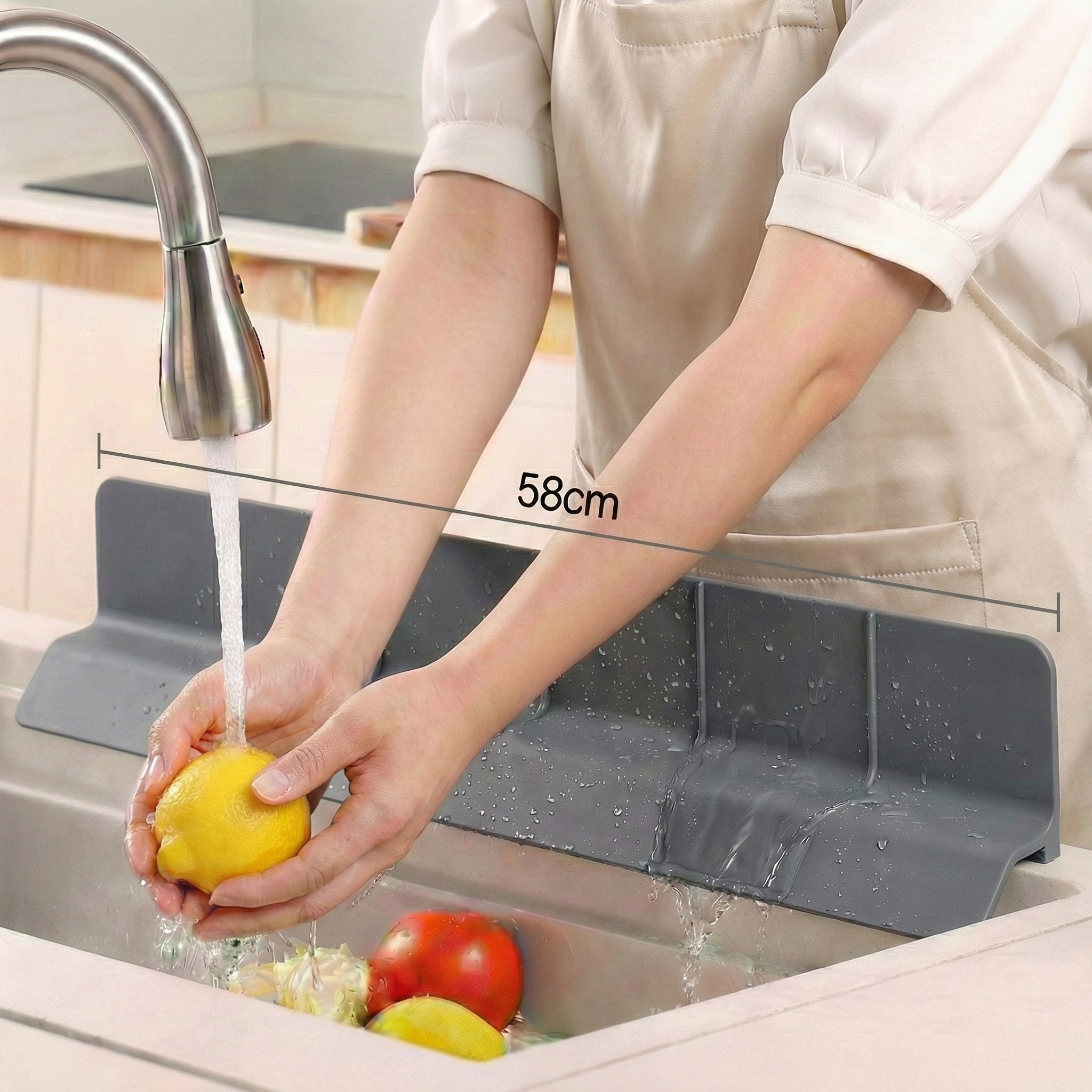 에스위두 물튀김 방지 처마 싱크대 물막이 높이 9cm M 11,980원