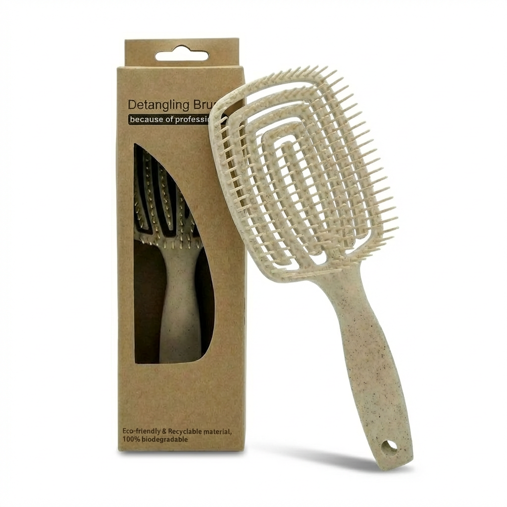 타니아홈 두피리셋 볼륨픽 헤어 브러쉬, 1개, 베이지 7,000원