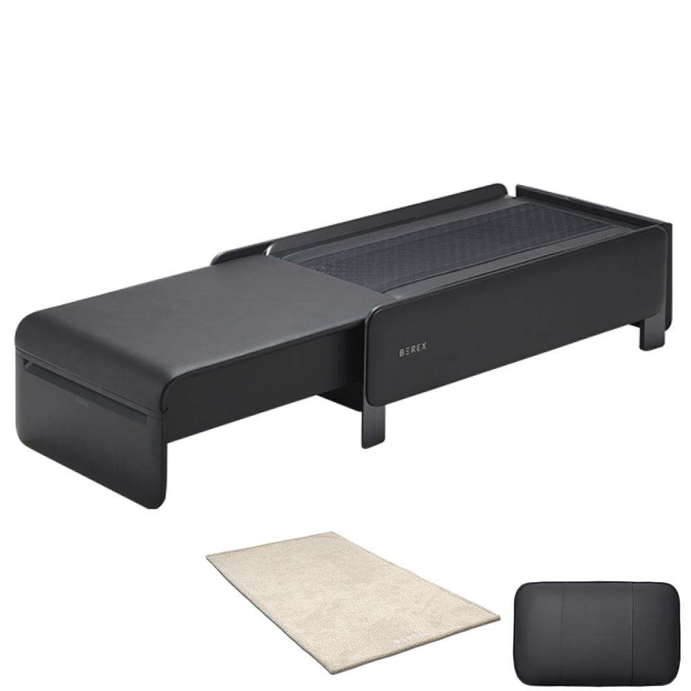 비렉스 척추베드 + 마사지쿠션 + 러그 방문설치, MB-C01, 잉크 블랙 3,945,000원