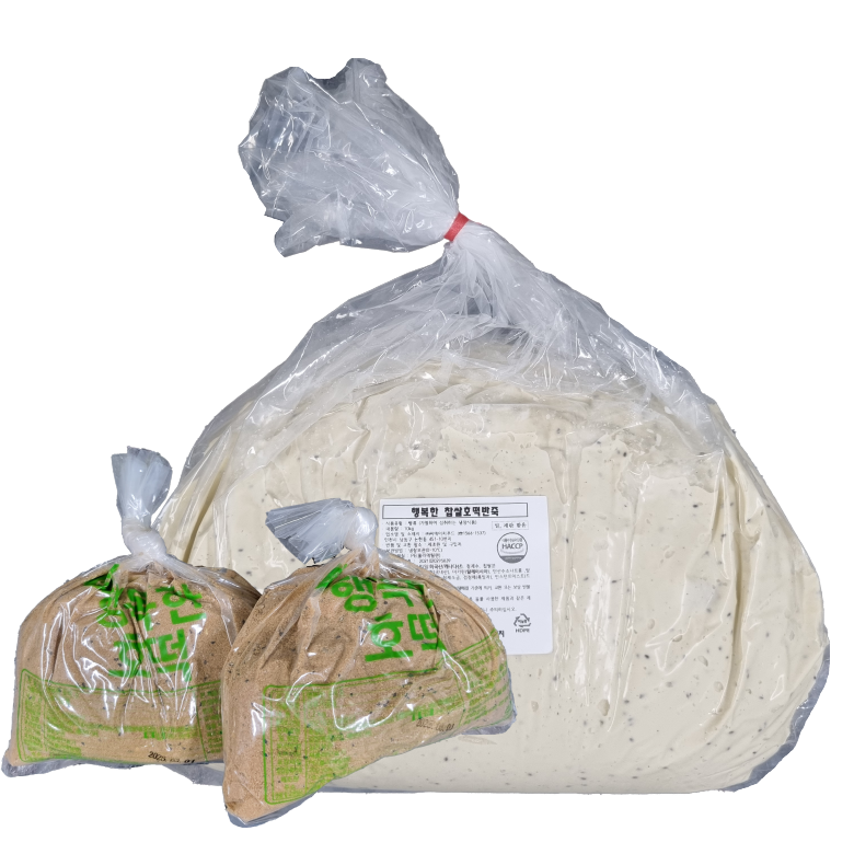 행복한 찹쌀호떡반죽(10kg)+호떡소 2개 43,000원
