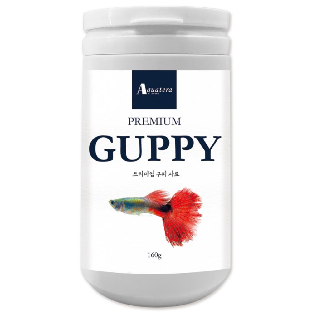 아쿠아테라 프리미엄 구피 사료, 160g, 1개 4,800원