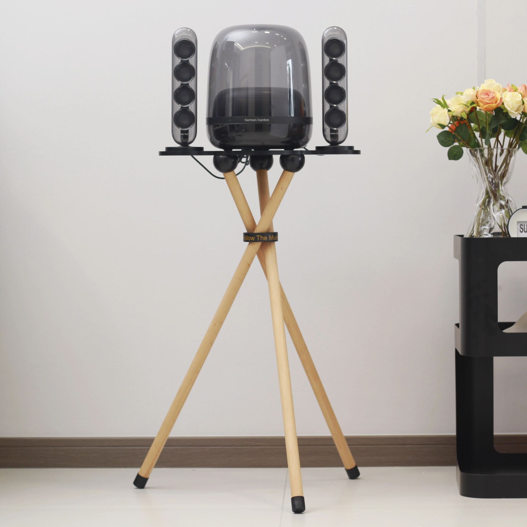 하만카돈 거치대 사운드스틱 너도밤나무 오디오 전용 83,300원