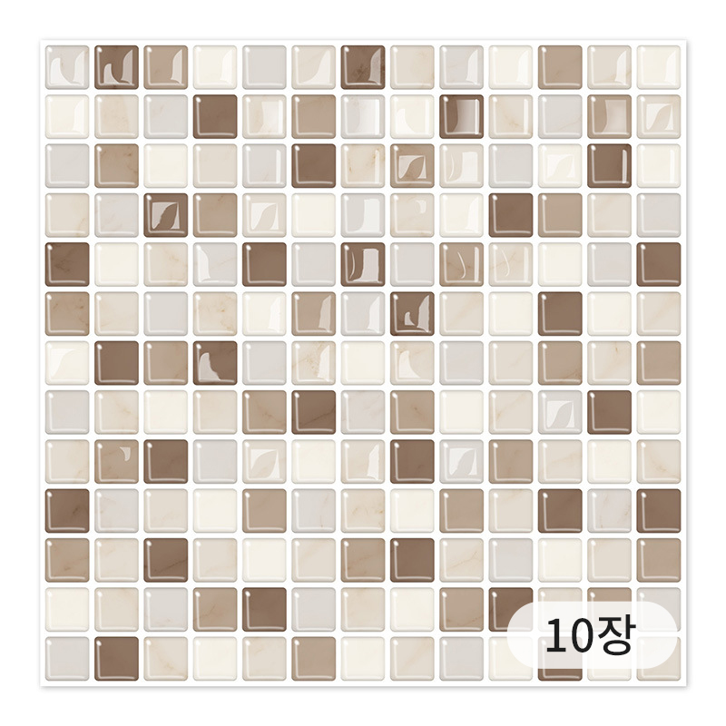사시한사 붙이는 타일 3D 접착식 데코타일 방수 방오 주방 타일 시트지 18,990원