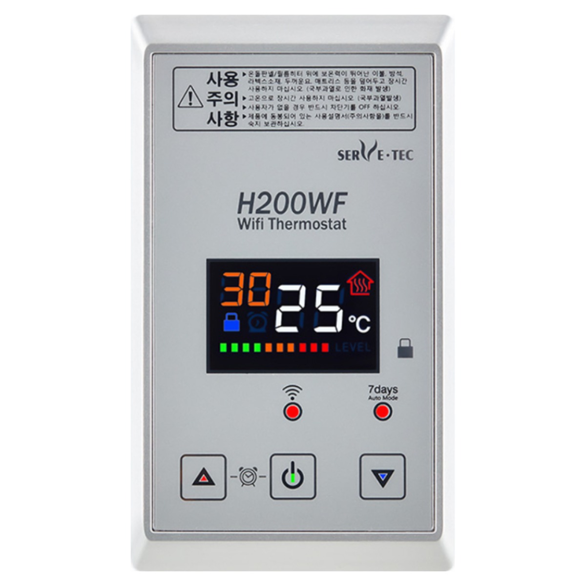 써브텍 IOT 와이파이 온도조절기 H200WF 스마트 바닥난방 필름난방 전기판넬 조절기 4KW 72,000원