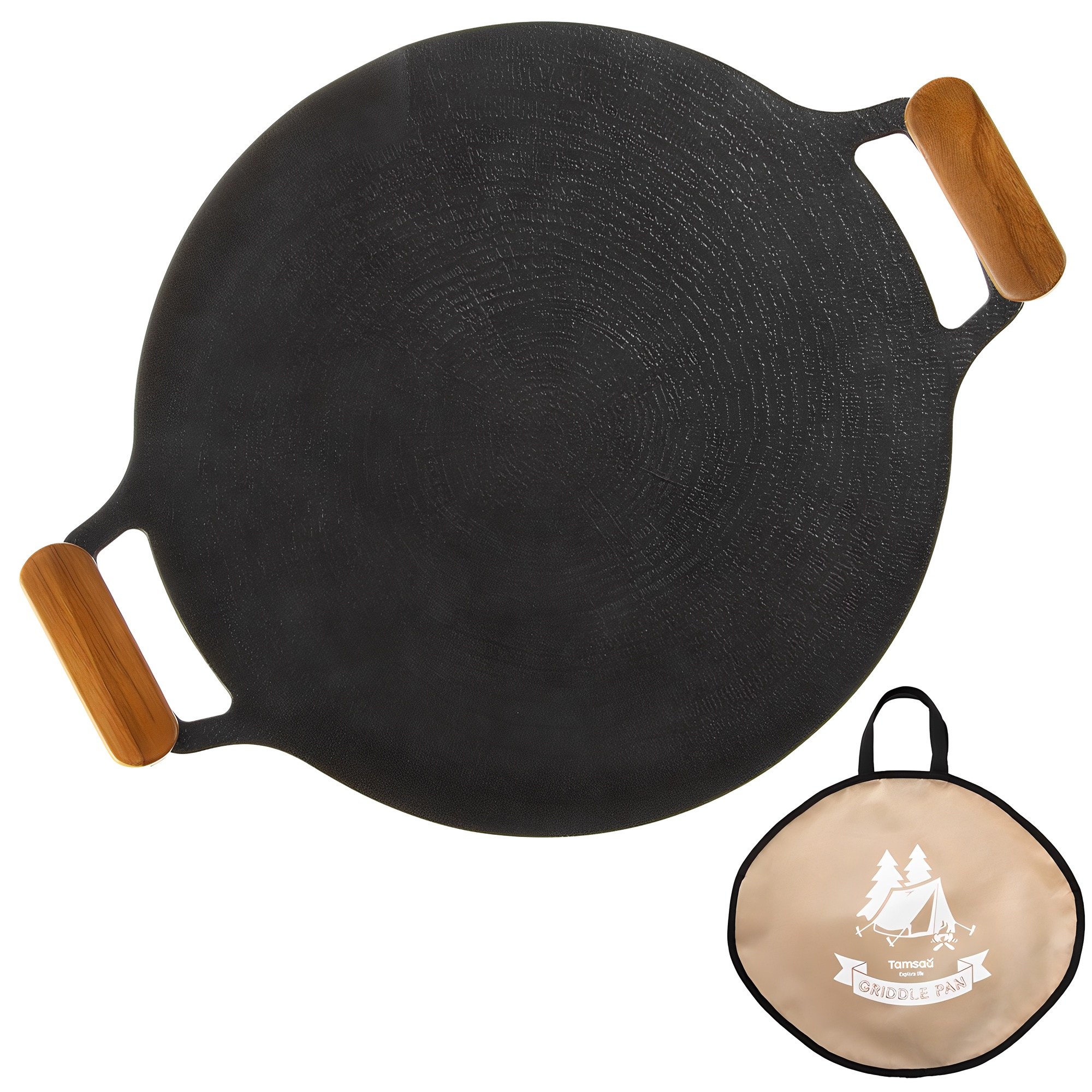 탐사 캠핑 우드 핸들 그리들팬 + 전용가방 21,990원