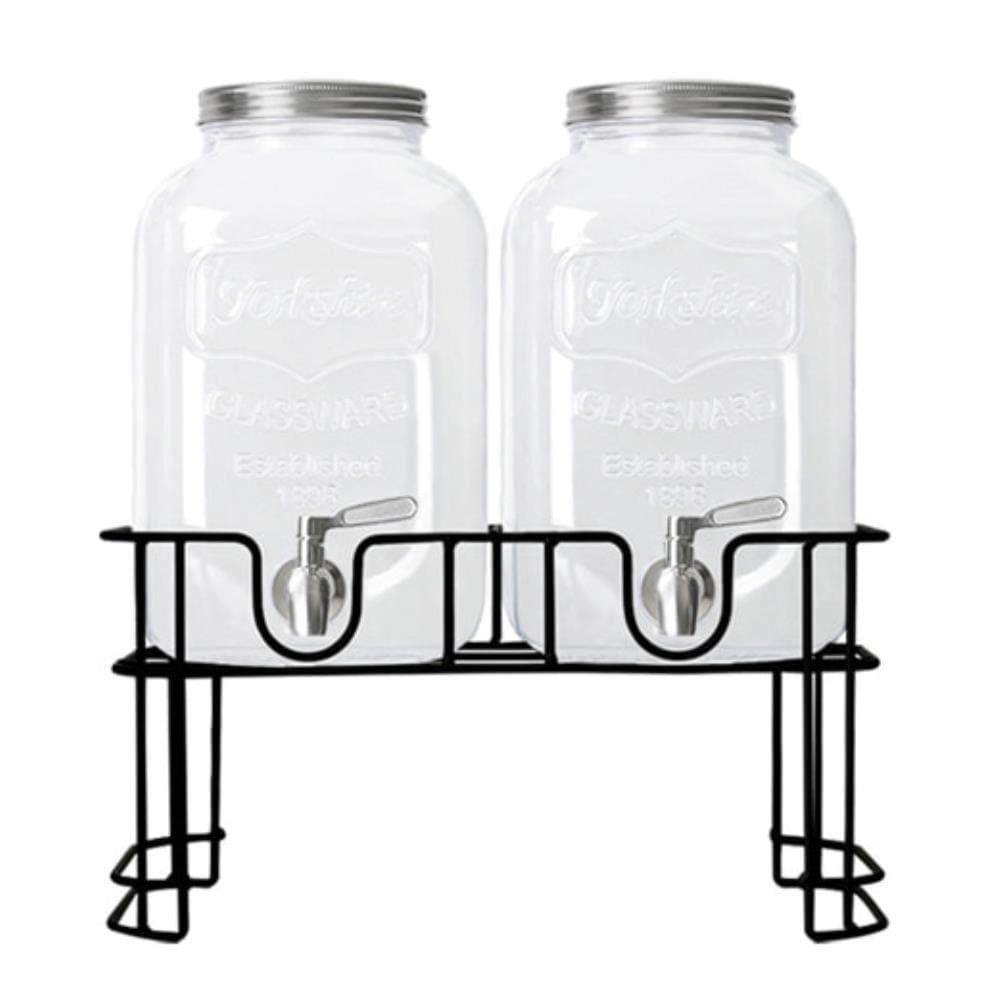 카페 대용량 음료 디스펜서 4L 2개세트 유리물병 워터저그 뷔페 대형 물통 53,300원