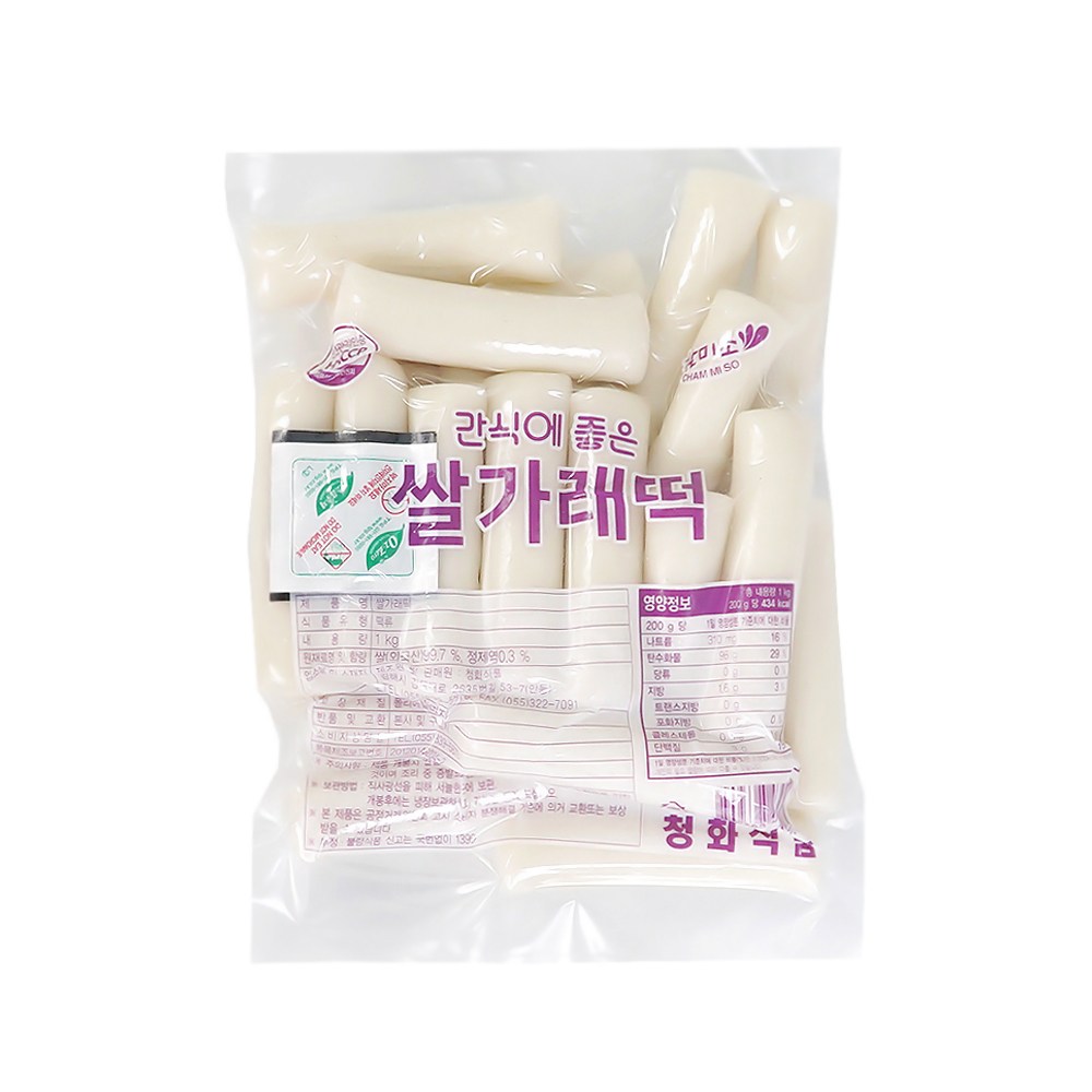 참미소떡볶이 쌀가래떡 1kg, 1kg, 1개 7,000원