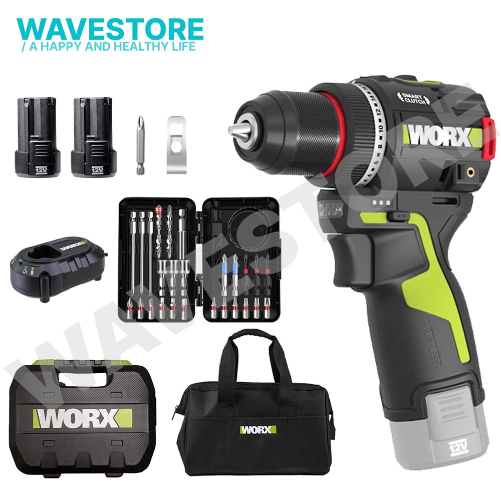 웍스 WU135 2배터리 무선 전동 충전 드릴 스크류 드라이버 전동공구 스마트클러치 자동멈춤 104,900원