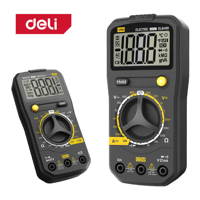 델리툴즈 멀티 테스터 미터 비접촉 검전기 NCV 전기 전압 테스터기, 1개 27,800원