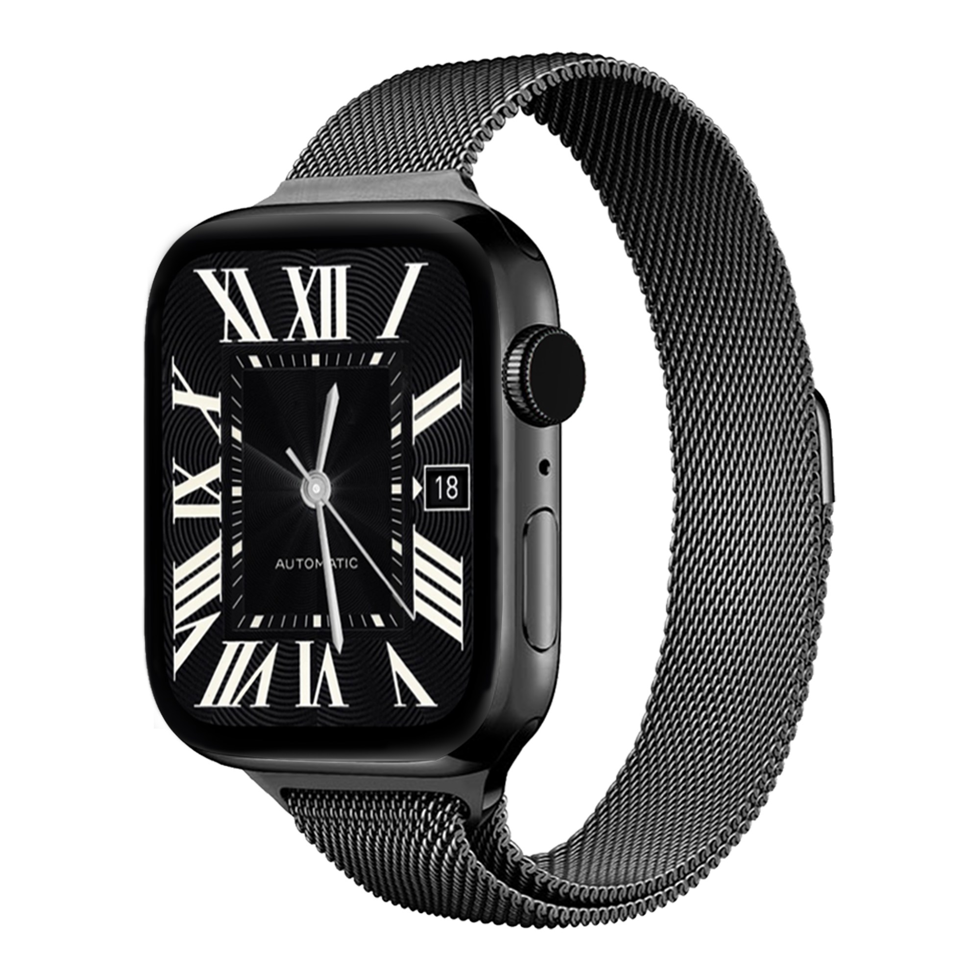 사라밴드 애플워치 호환 밀레니즈 마그네틱 슬림 스트랩, 01. 블랙, 1개 9,900원