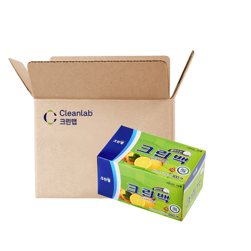 크린랩 크린백 (미니) 17x25cm 300매 16개 1박스 148,000원