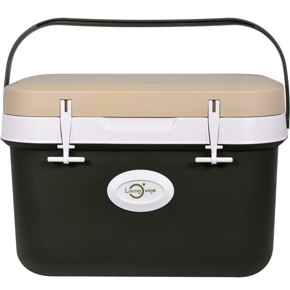 리빙오보제 캠핑 아이스박스, 카키 + 베이지, 25L 32,900원