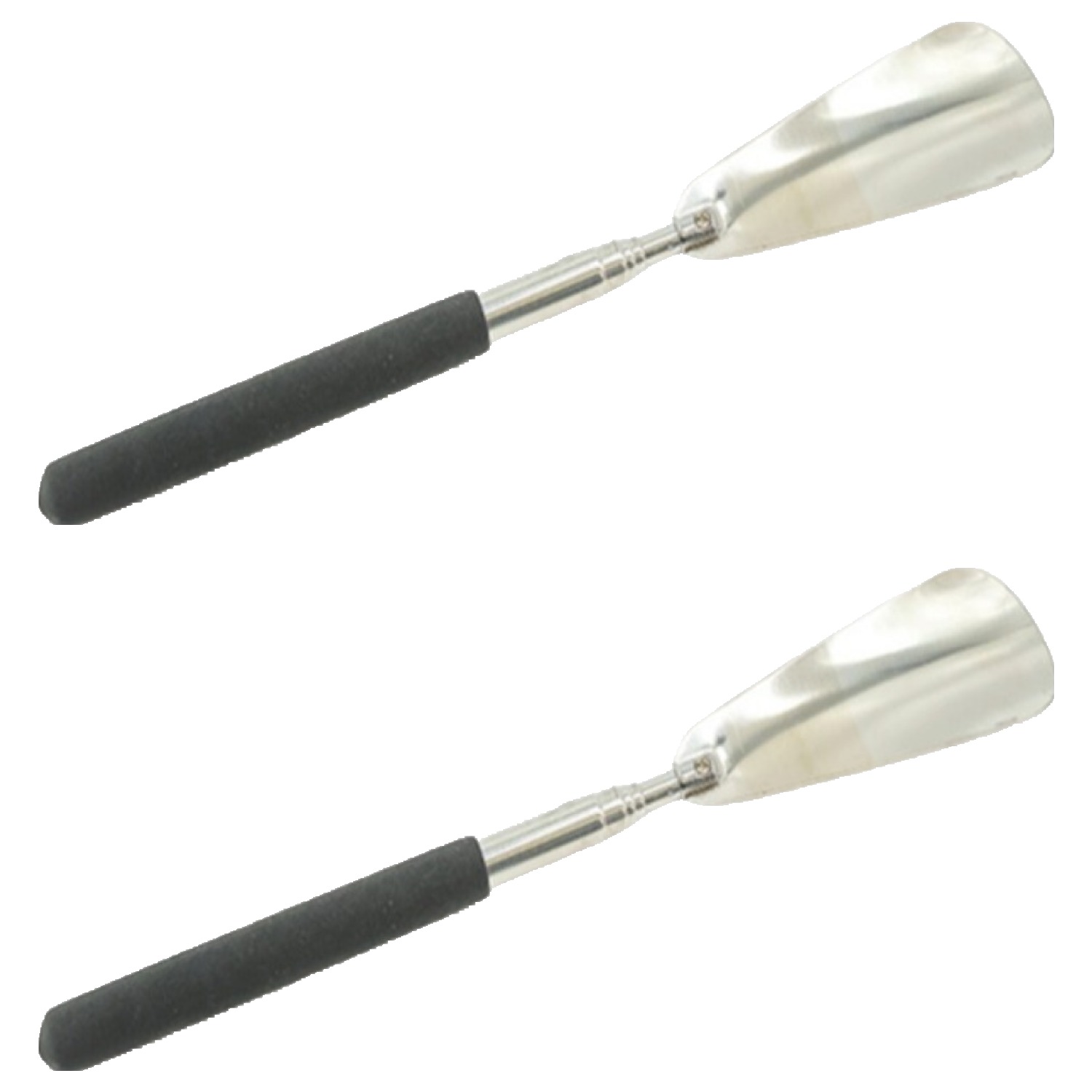 하모니몰 길이조절 휴대용 스텐 신발 구두주걱, 실버, 2개 8,700원