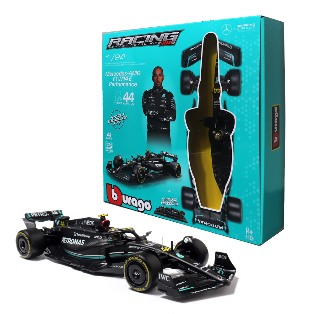 브라고 F1모형 자동차조립 1:24 벤츠 AMG Petronas Team W14 E Performance F1 모형 조립 DIY, 1개 57,900원