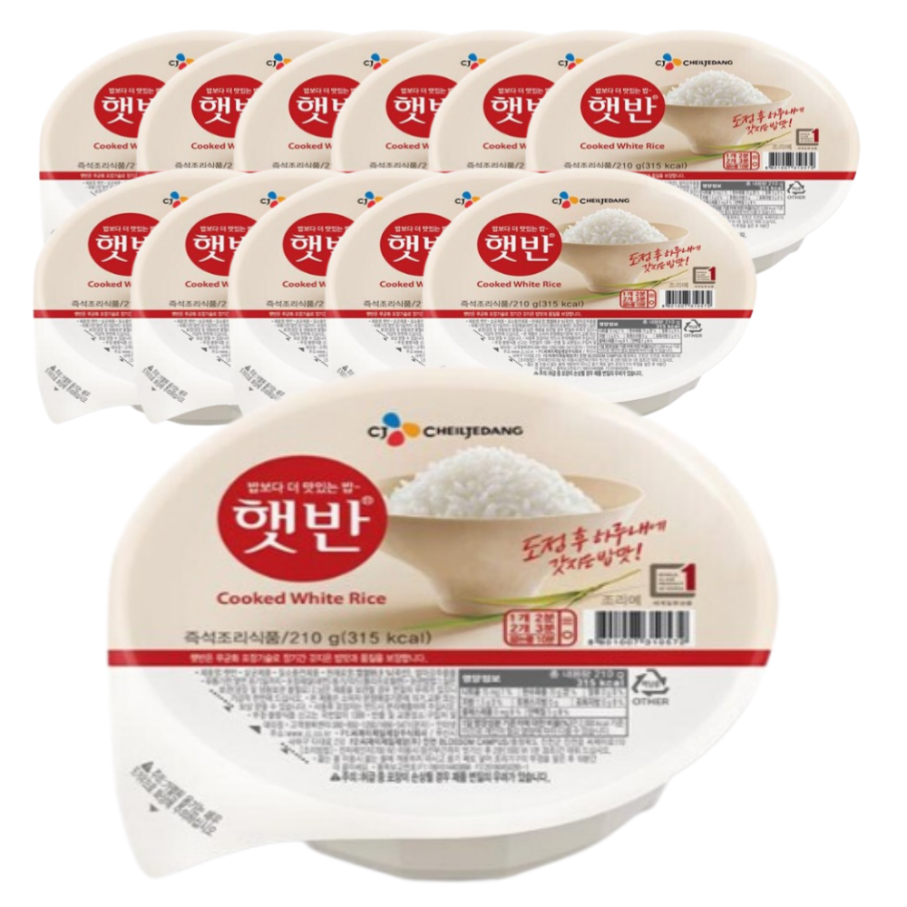 CJ 햇반 210g 12개, 210g 19,400원