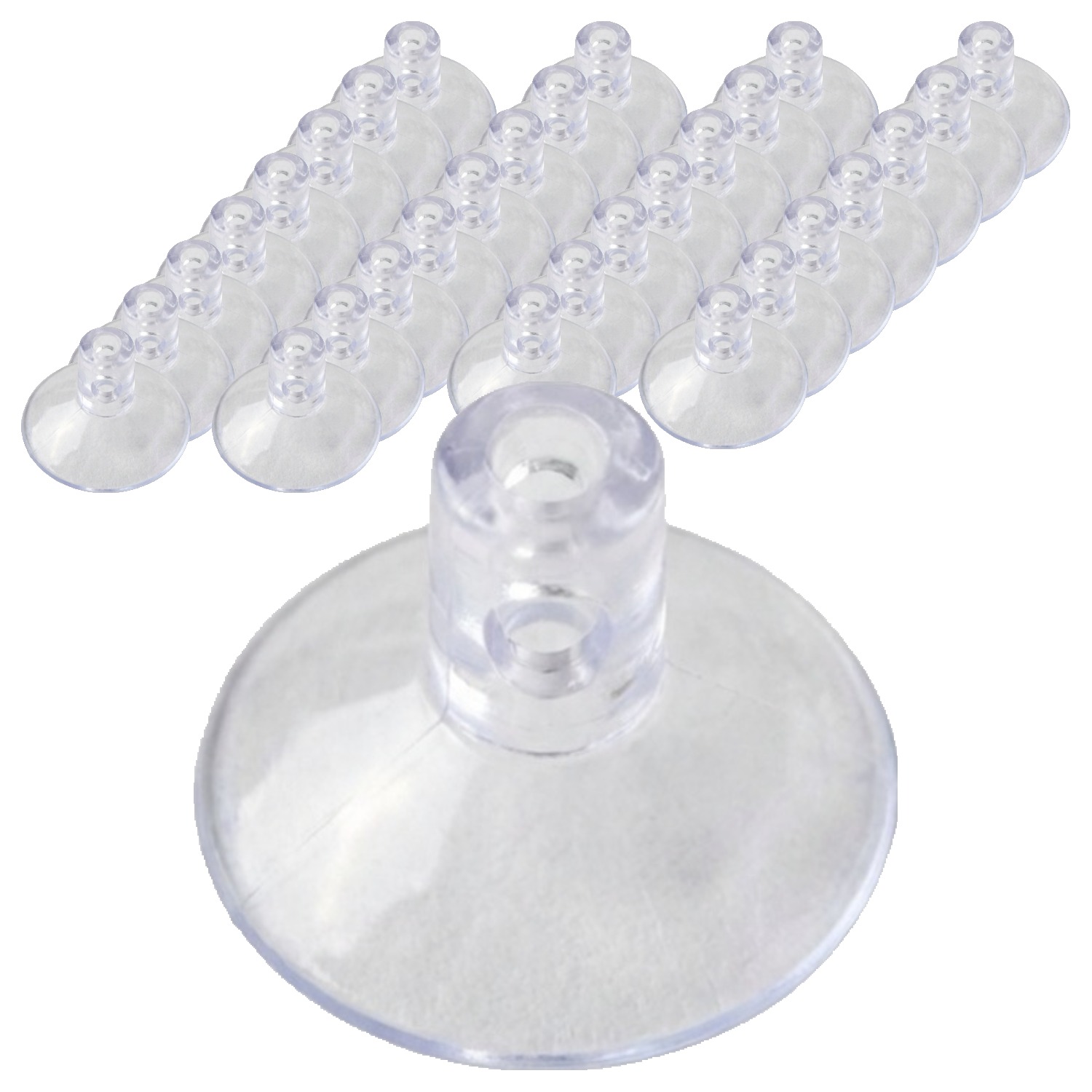 이츠굿텐 좌우 및 세로까지 가능 압착고무 다용도 강력흡착판, 투명, 50개 4,900원