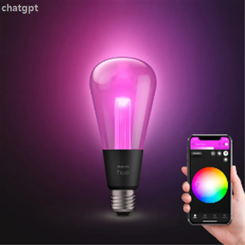 필립스 휴 화이트&amp;컬러 앰비언스 라이트가이드 에디슨 E26 스마트 전구 ST72 146,000원