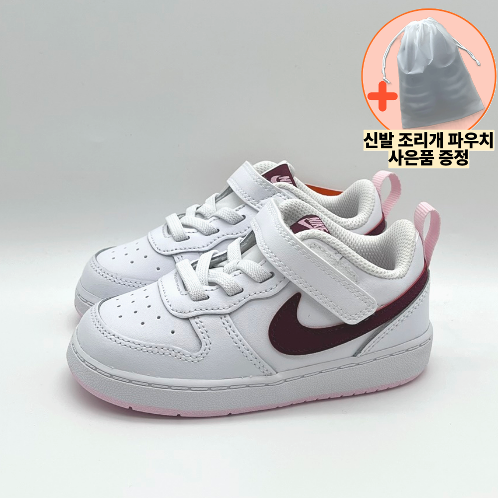 나이키 유아 발편한 운동화 코트버로우2 가벼운 신발 찍찍이 벨크로 아동 키즈 등원화 슈즈비닐백증정 46,000원