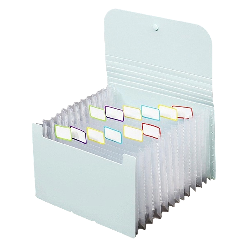 마다꾸미 A6 지폐 보관함 통장 영수증 정리 12칸 투명속지 아코디언 파일, 그린, 1개 8,800원