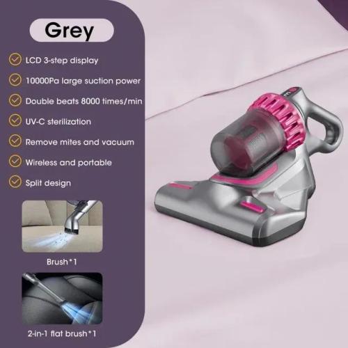 가정용 미니에어건 3 in 1 UV 매트리스 진공 진드기 제거기 무선 핸드헬드 클리너 침대 베개 옷 소파 먼지 청소용 강력한 흡입력 40,700원