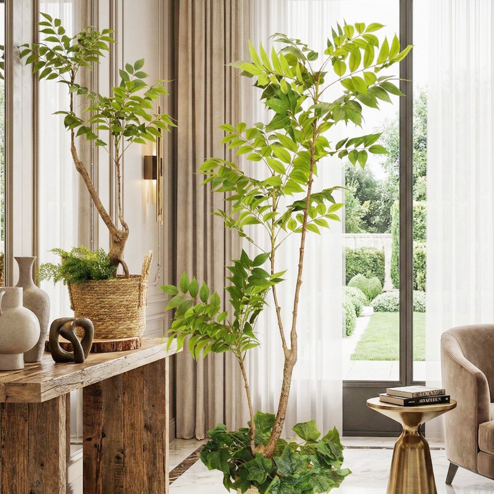 참죽 등나무 인조나무 조화나무 인테리어 화분 장식 플랜테리어 위스테리아, 1개, 위스테리아145 65,920원