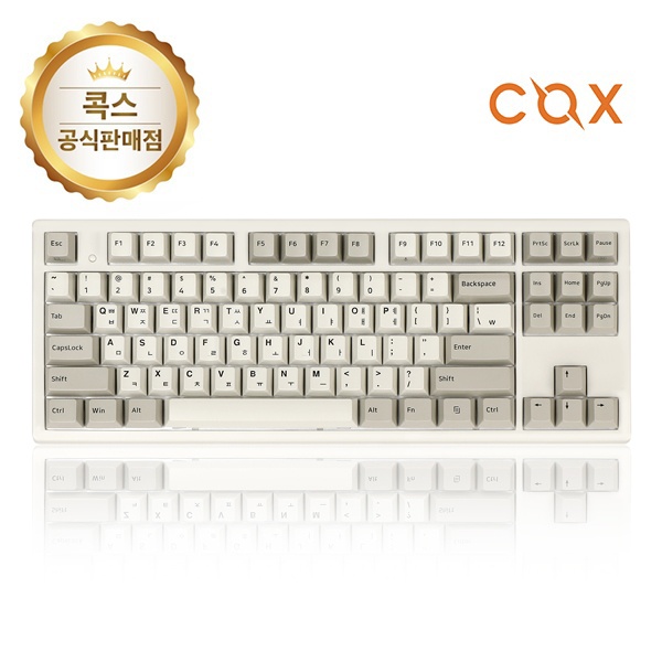 COX COX 엔데버 오리지널 레트로 PBT 무접점 텐키리스 (35g) 133,000원